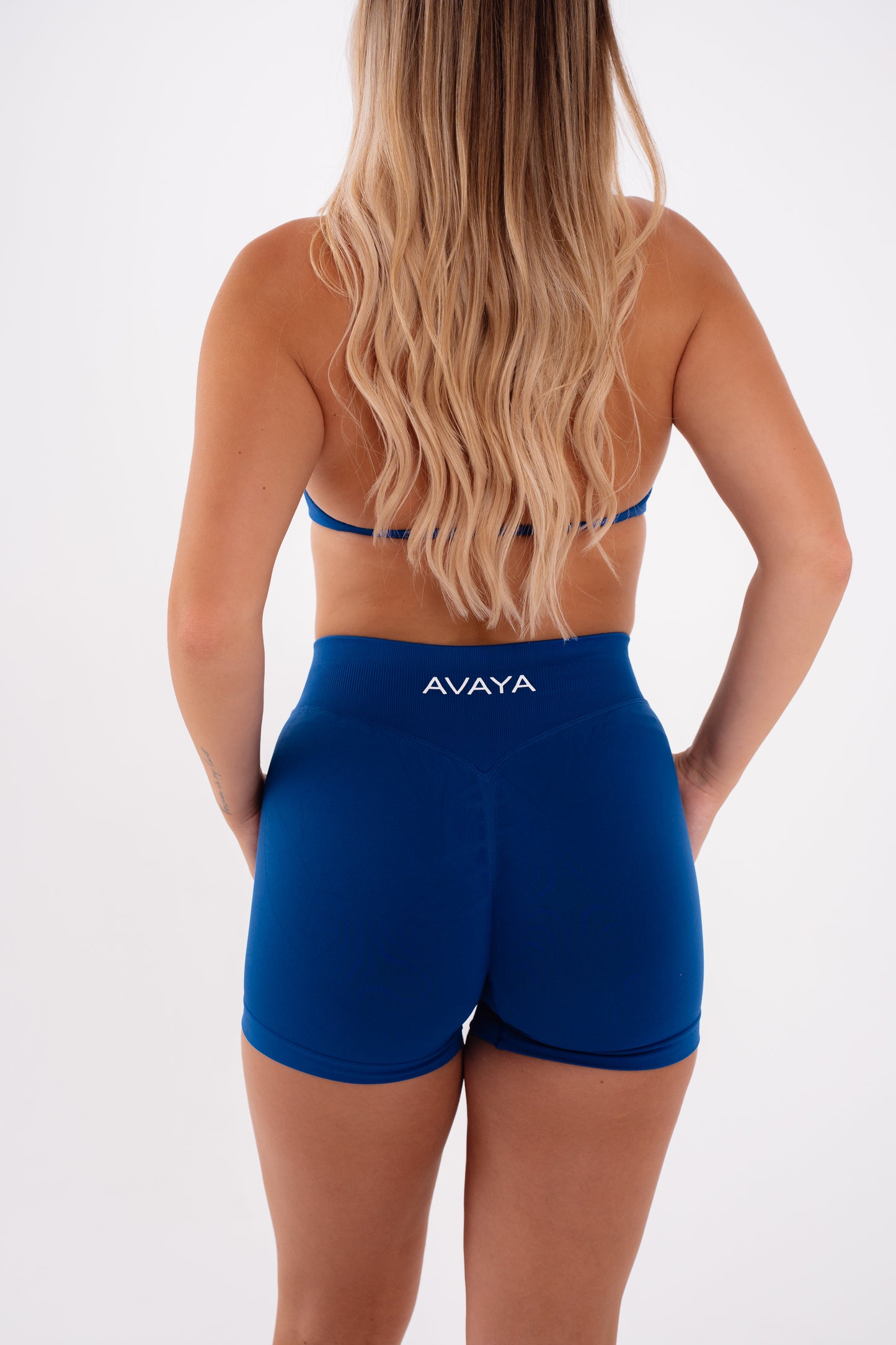 Signature Scrunch Shorts - Ocean Blue