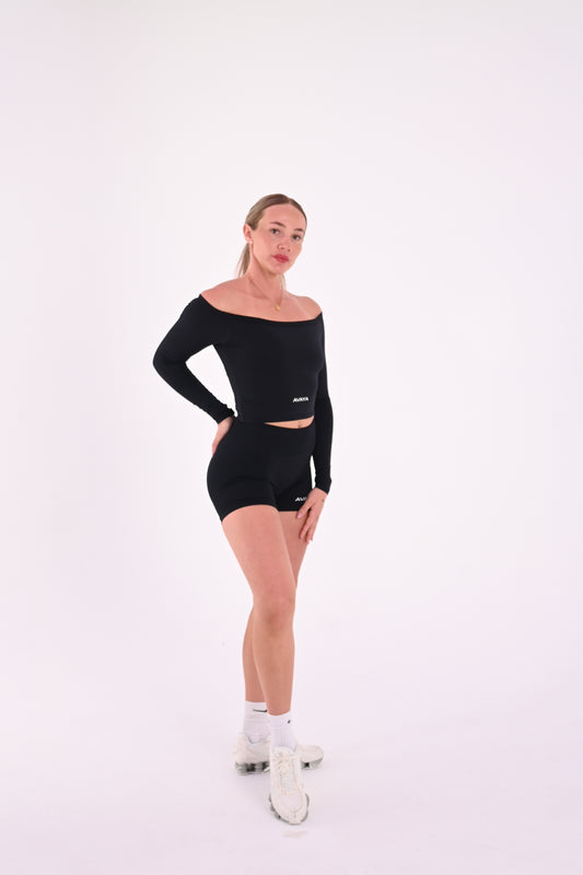 Aura Top - Onyx Black