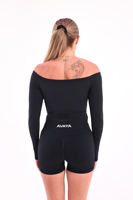 Aura Shorts - Onyx Black